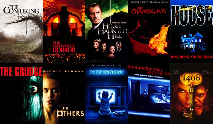 Top Haunted House Movie Posters